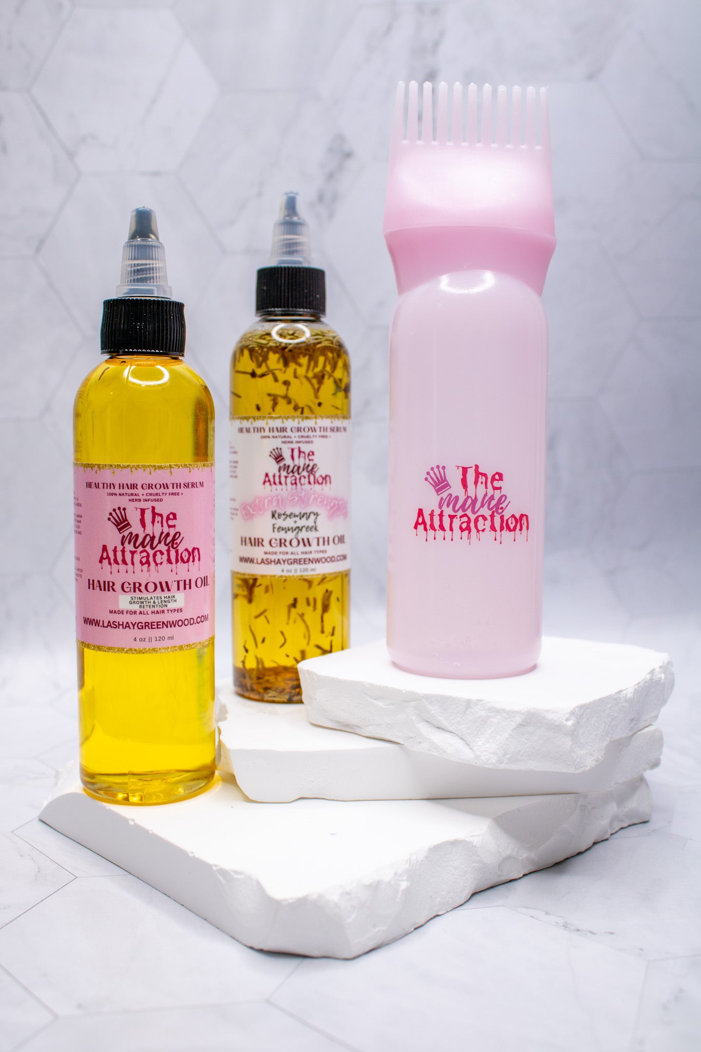 Multi-Spout Hair Oiling Bottle - The Mane Attraction