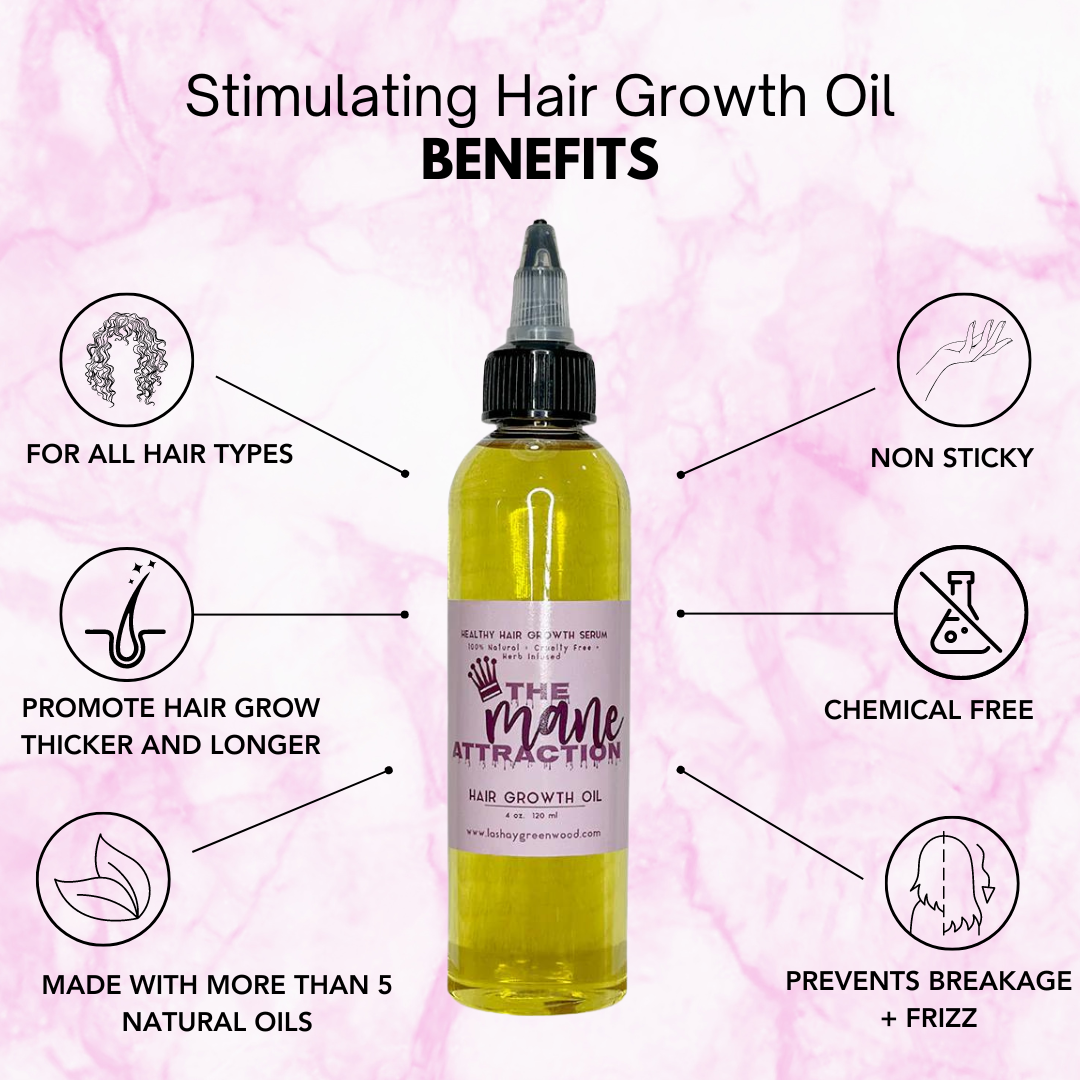 Stimulating Hair Growth Oil - The Mane Attraction