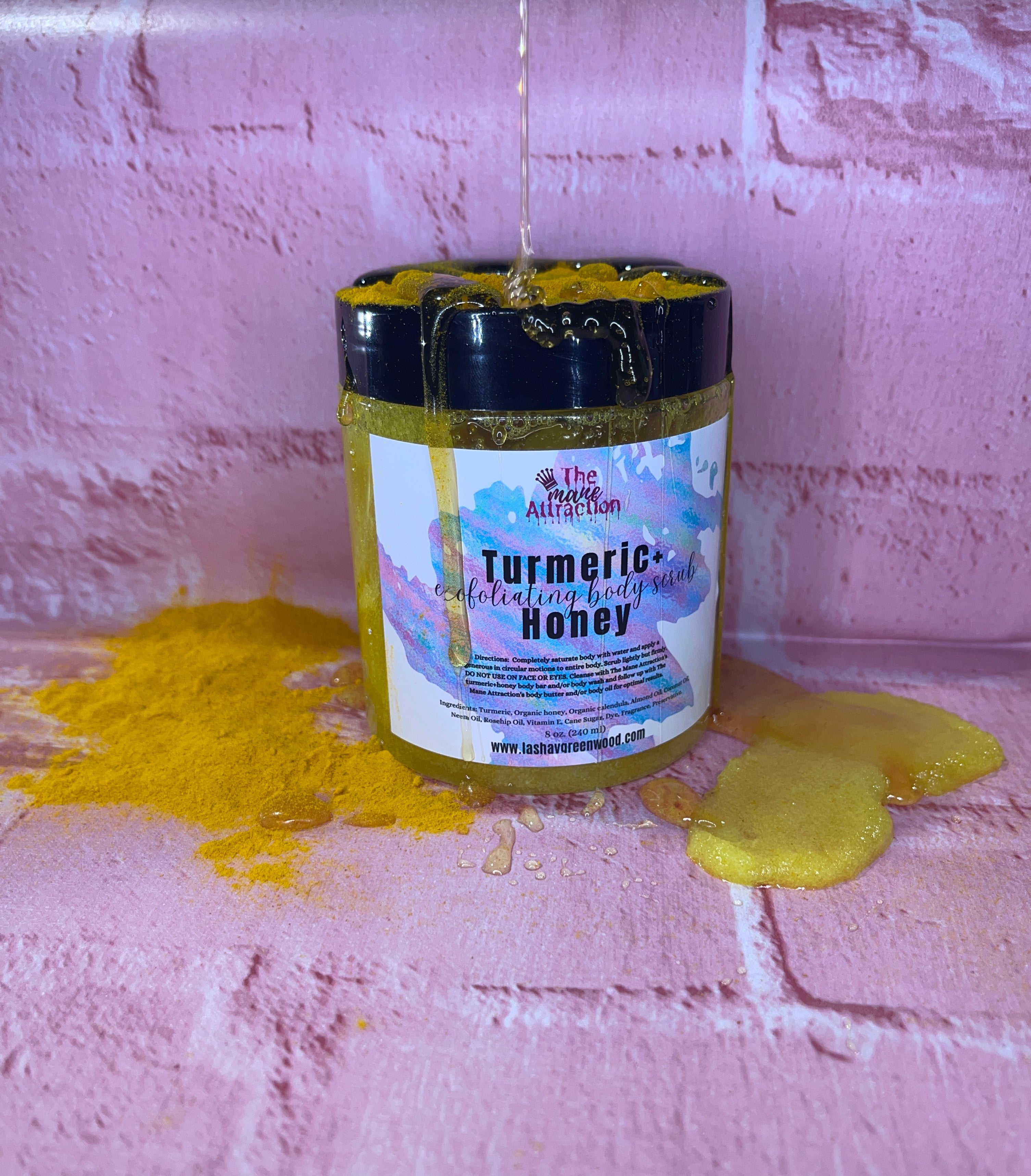 Turmeric+Honey Body Scrub - The Mane Attraction