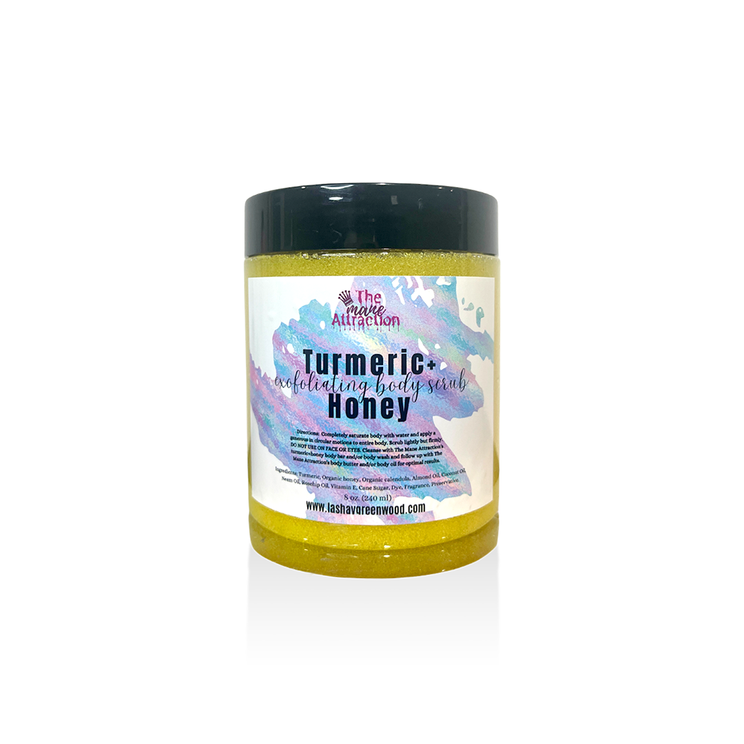 Turmeric+Honey Body Scrub - The Mane Attraction